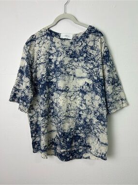 April 77 Marble shirt Size M Women Oversized relaxed fit 100% cotton Streetwear‎